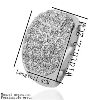 18K gold plated ring fashion Genuine Austrian crystals italina Nickle free antiallergic factory prices cjw rxc GPR129 | Украшения и