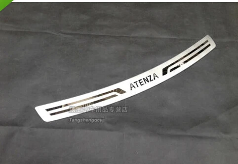 

Stainless steel Rear BUMPER SILL FOOT PLATE for 2014 2015 Mazda 6 ATENZA