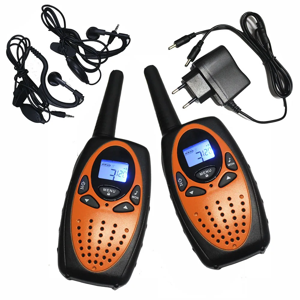 Портативная рация T628 orange 1 Вт PMR446 cb uhf ham радиопередатчик fm для ресторана с