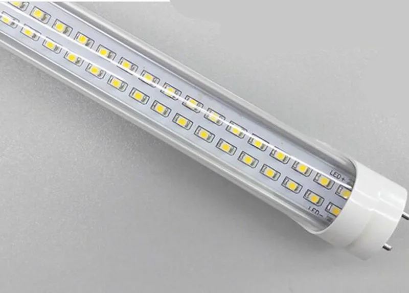 10 шт./лот двойная линия 0 6 м 9 1 2 5 8 4 3 фута T8LED лампа высокой яркости SMD2835 AC85 265V 270