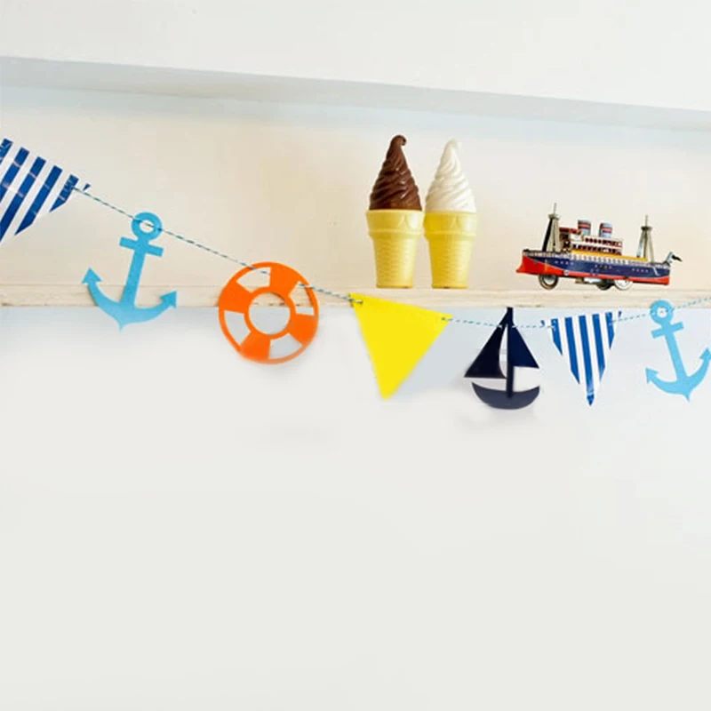 Пиратская тема Средиземноморский кулон в виде якоря украшения праздничные