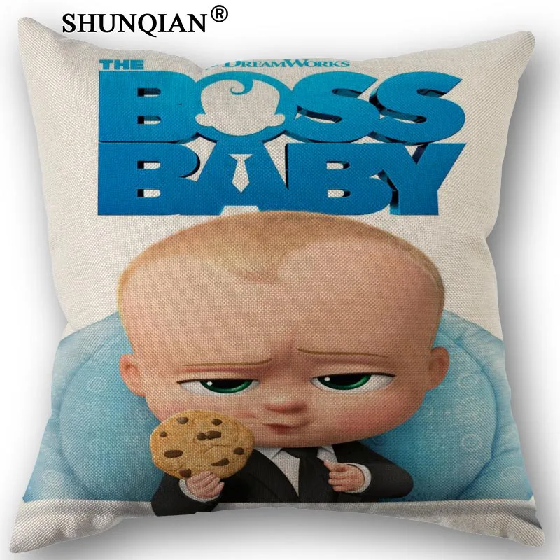 9 Изготовленный На Заказ Boss Baby напечатанная наволочка из парусины размером 45*45 см одной стороны, свадебных платьев, декоративных изделий и наволочка льняное белье Наволочка - Цвет: 9