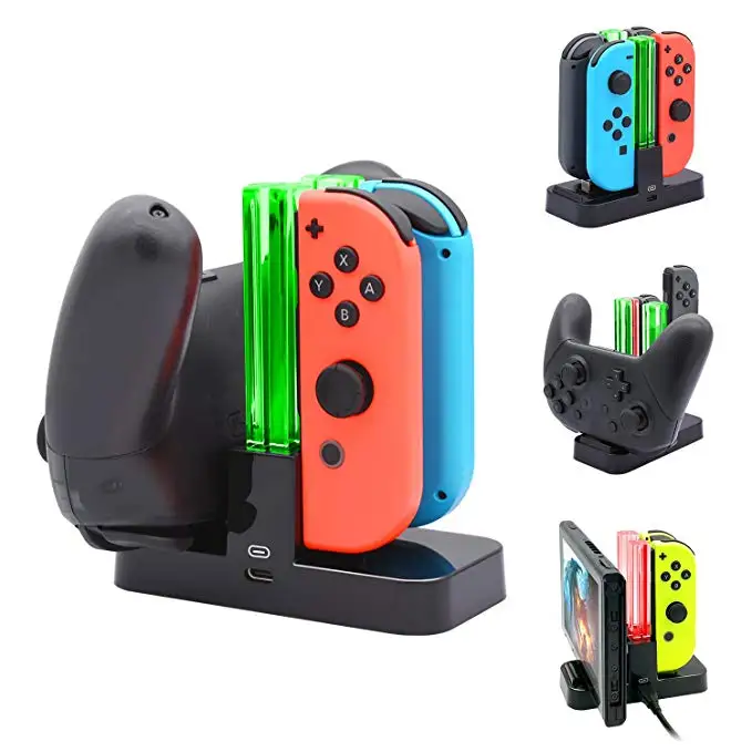 Зарядное устройство для контроллера BLUELOONG Beastron 5 в 1 док станция зарядки Joy Con