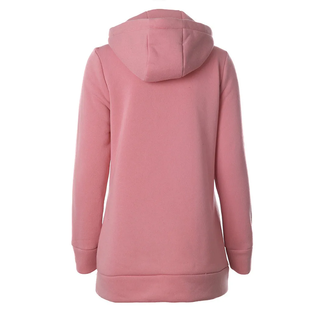 Женский свитер с капюшоном SAGACE повседневный джемпер длинными рукавами и