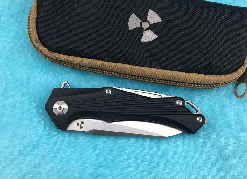 LEMIFSHE JK3287-G10 Складной Нож С флиппером D2 стальное лезвие G10+ стальная ручка для кемпинга на открытом воздухе охотничий кухонный нож для фруктов инструмент для повседневного использования