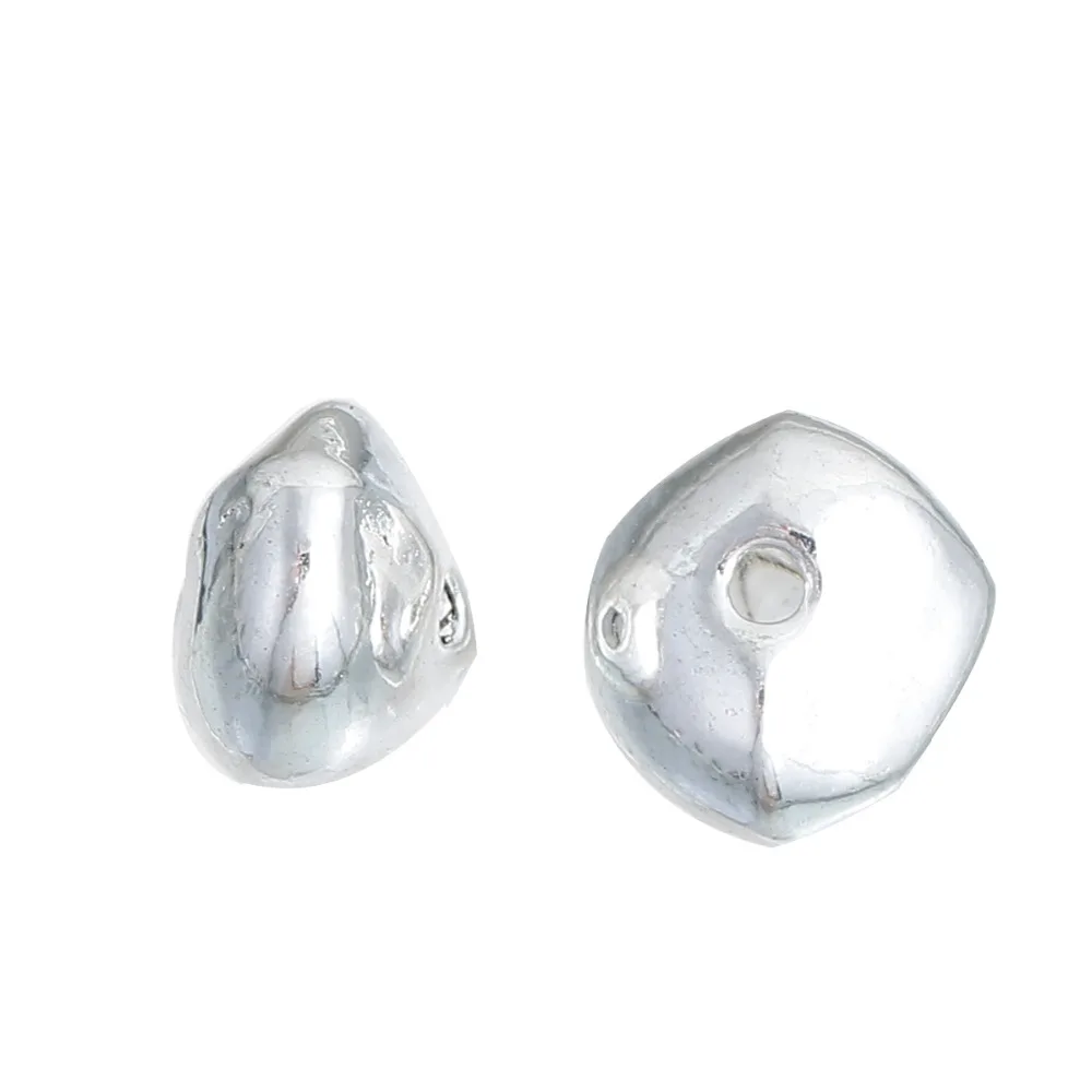 DoreenBeads Серебристые бусины разделители из сплава цинка на основе нестандартного