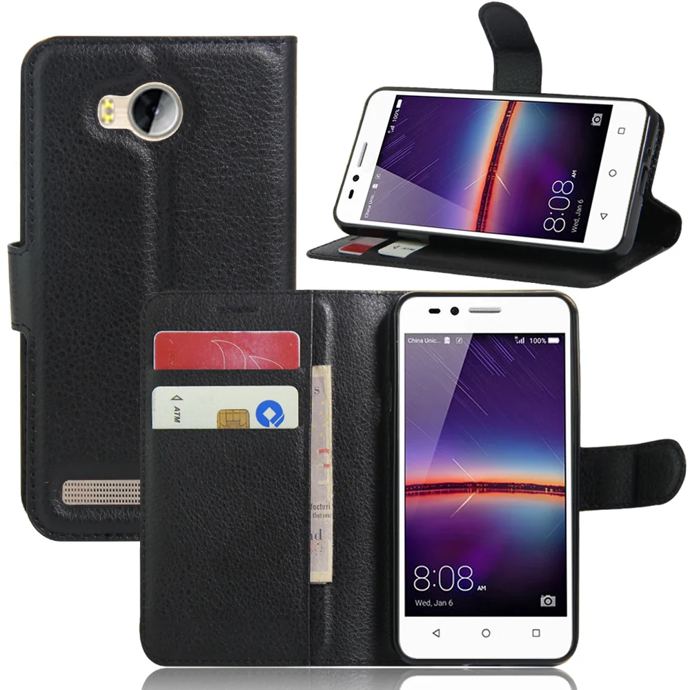 Чехол CYBORIS для Huawei Ascend Y3 II кожаный чехол телефона откидной с подставкой кошелек