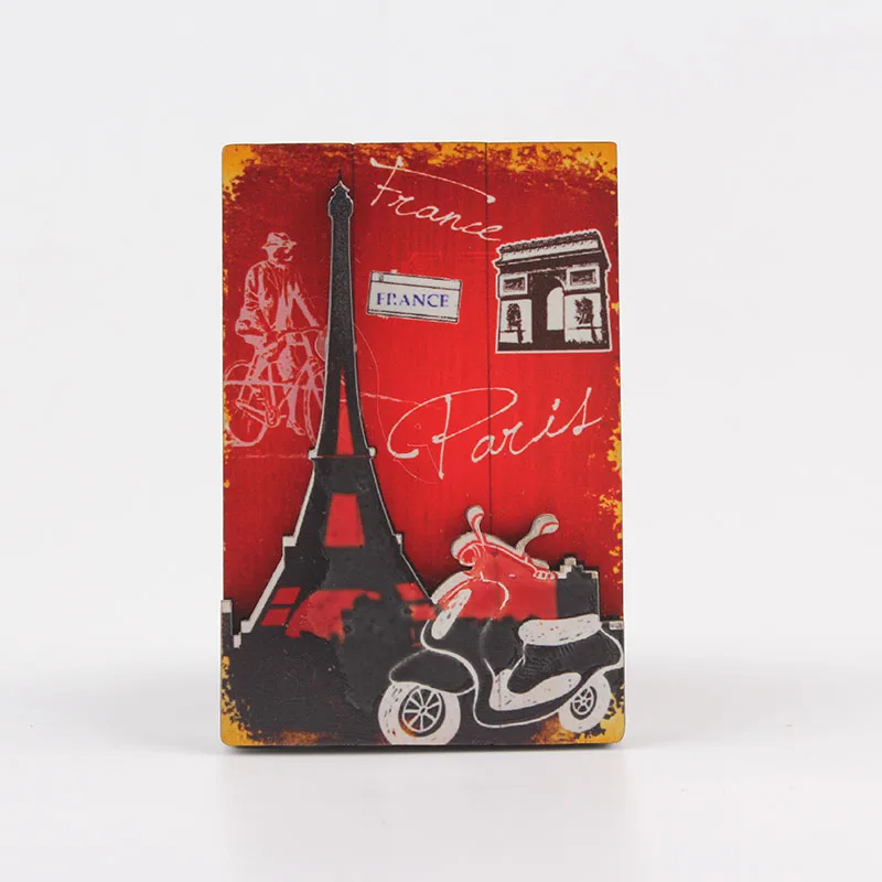3 шт. по заводской цене модная башня архитектуры Парижа 3d магнит на холодильник из