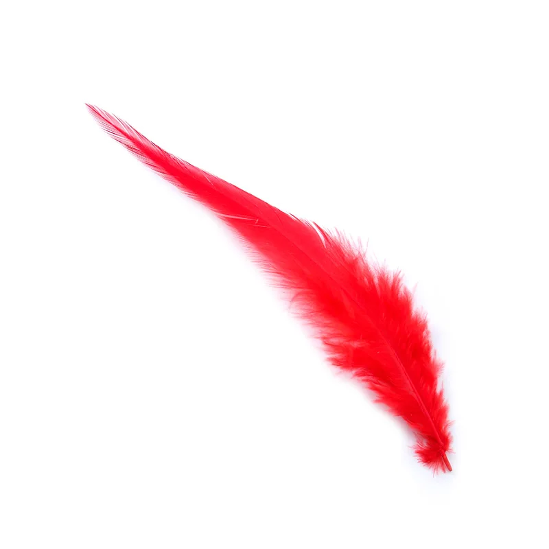 

Explosion Models 50 Pieces Of Natural Dyed Chicken Hair 12-18CM Wedding Dress Art DIY Jewelry Festival Scene Decoration