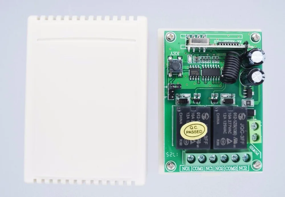 Лучший универсальный передатчик для бытовых приборов DC12V 2CH RF Wireless переключатель