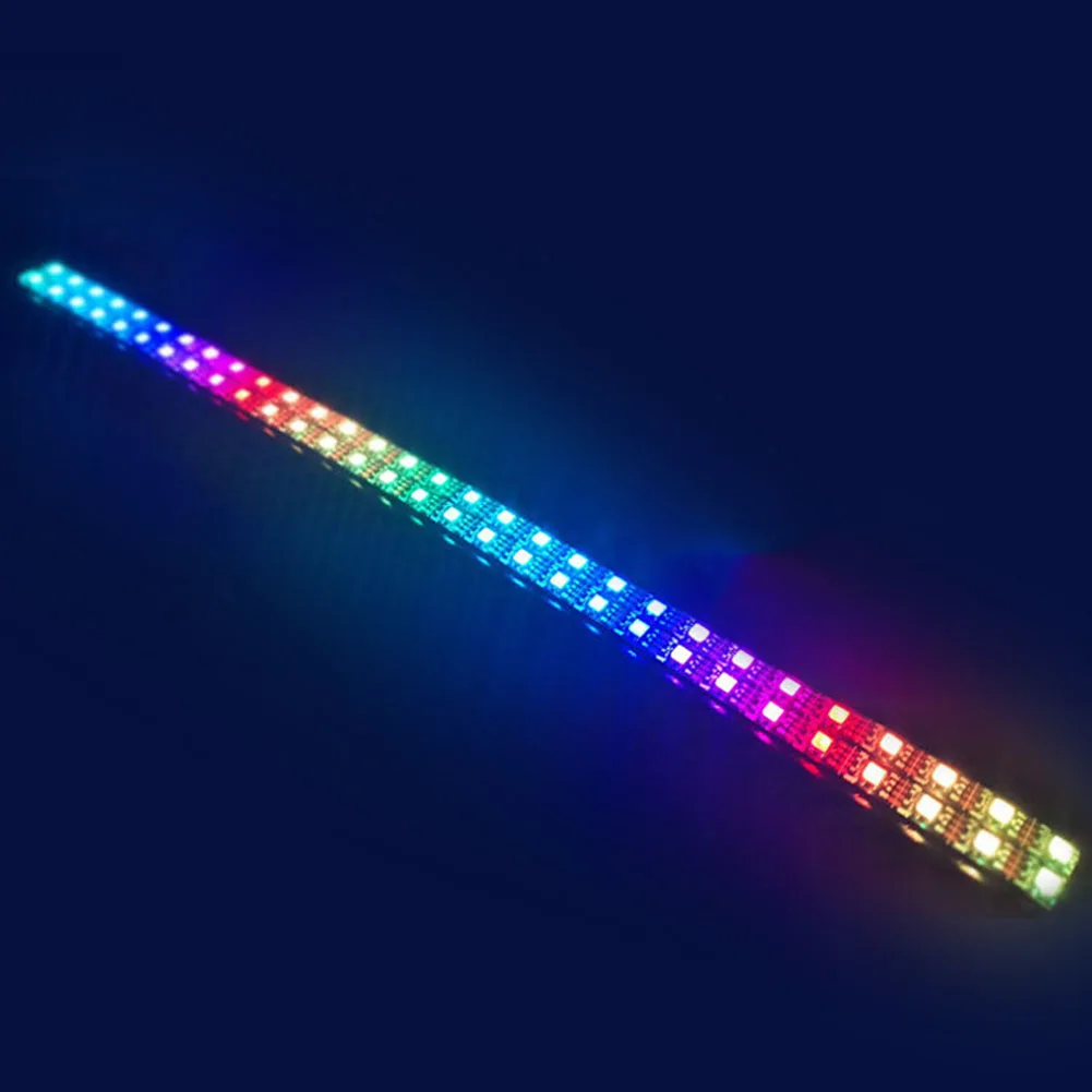 Color Changing Strip RGB PC вентилятор 12 В 6 Pin 12 см охлаждающий вентилятор с контроллером для компьютера бесшумный игровой чехол - Цвет лезвия: Color Changing Strip