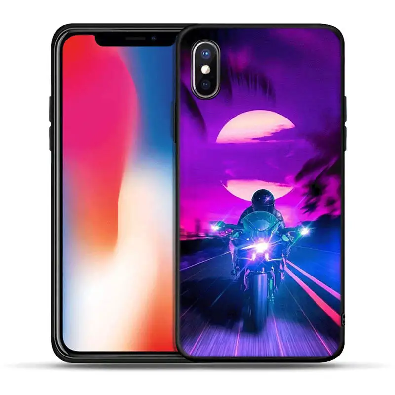H1330 Модный городской уличный мотоциклетный чехол Coque для iPhone X XR XS Max 8 7 6 6S Plus 5 5S SE Силиконовые чехлы Fundas Capinhas Etui - Цвет: H1330