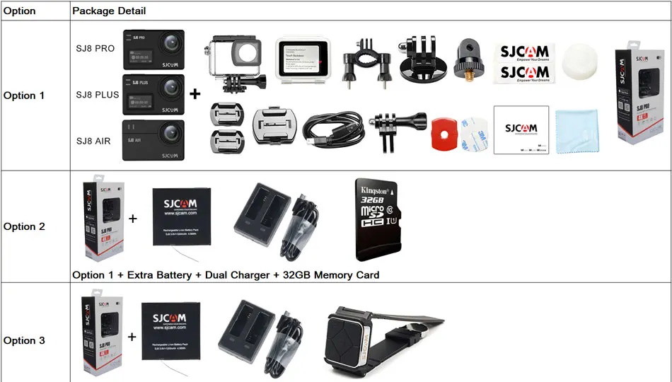 Оригинальная Экшн-камера SJCAM SJ8 серии SJ8 Air& SJ8 Plus и SJ8 Pro 1290P 4K wifi с дистанционным управлением, водонепроницаемая Спортивная камера DV