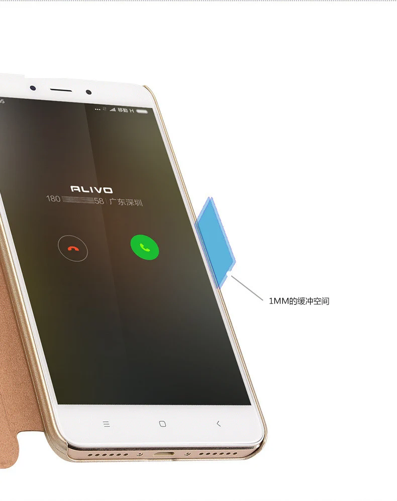 Для Xiaomi Redmi Note 4X32G Кожаный чехол-книжка с окошком для просмотра чехол для Xiaomi Redmi Note 4 Global Version/Redmi Note 4X32 GB