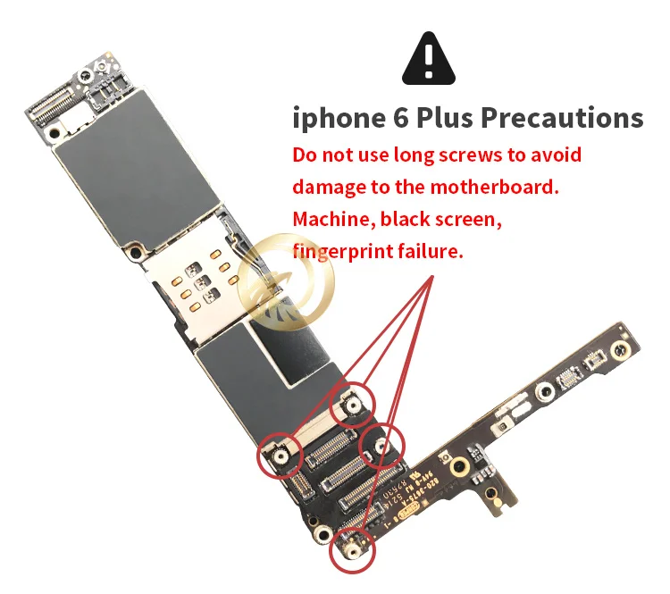 Для оригинального iPhone 6 Plus, материнская плата для мобильного телефона, 16 ГБ, система IOS, материнская плата, полностью разблокированная, без Touch ID, логическая плата, хорошая работа