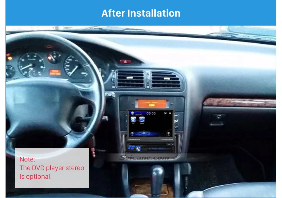 Seicane популярная OEM 1 Din Автомобильная Радио фасция для 1995-2005 PEUGEOT 406 автомобильный Стайлинг стерео тире CD Фасции Аудио фитинг адаптер