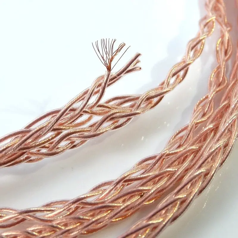 2.5Meter Hand Made Hi-end 8 Cores 5n Pcocc Copper Headphone Upgrade Cable for Sennheiser HD700 | Электроника