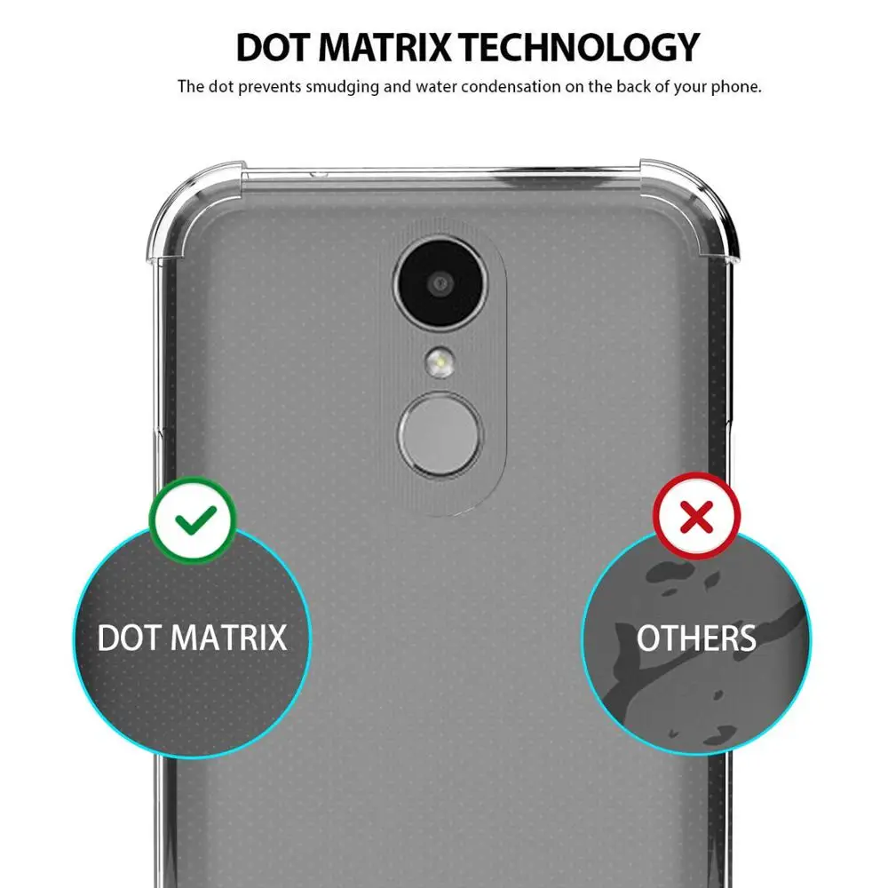 Ударопрочный Противоскользящий ТПУ гелевый мягкий чехол для LG LV3/Aristo/V3/MS210/K8