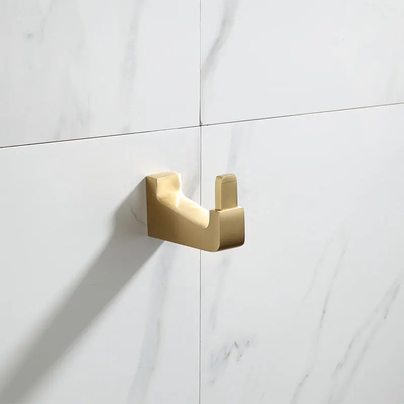 Держатель для полотенец латунный набор принадлежностей ванной комнаты матовый