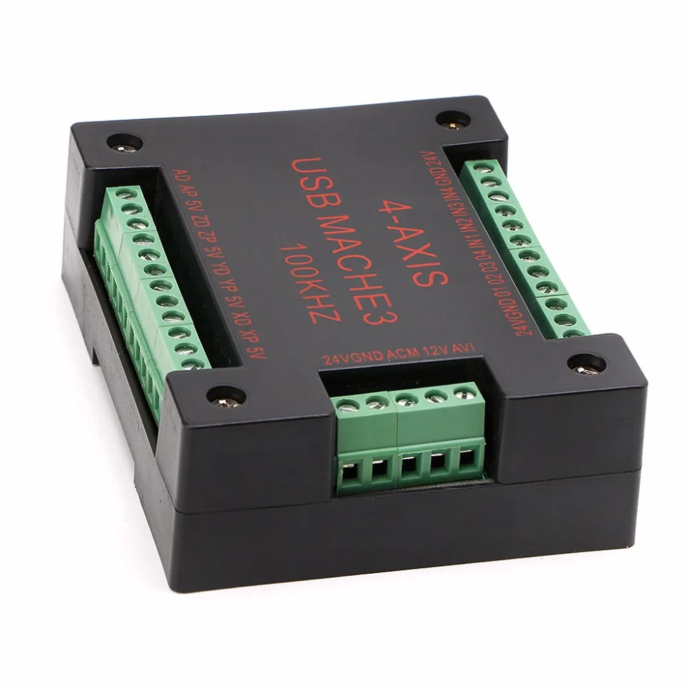 CNC USB MACH3 100Khz Breakout Board 4-осевой интерфейс драйвер контроллер движения | Обустройство