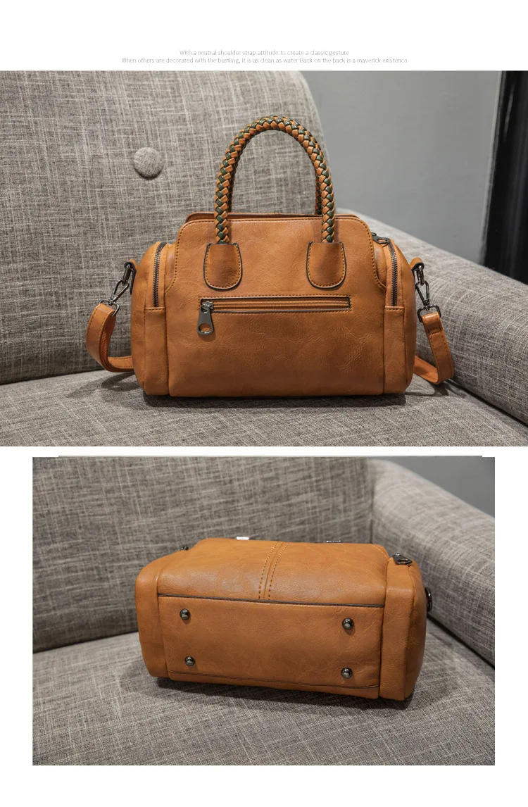 Простая женская кожаная сумка через плечо тоут сумки Bolsas Feminina корова 2019 C996|Сумки