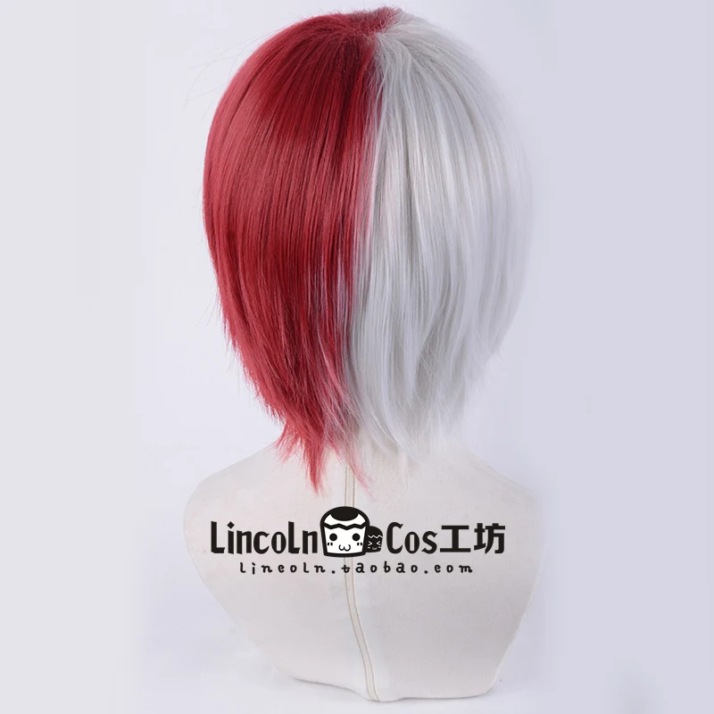 My Boku no Hero Academy Todoroki Shoto Аниме косплей парик+ парик шапка