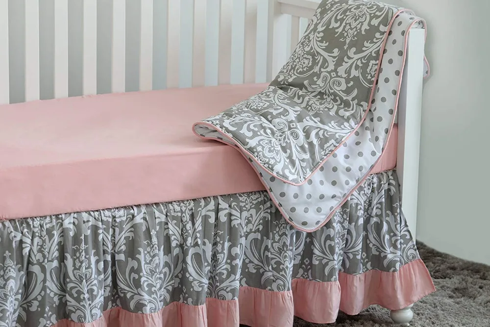 3 шт./комплект детское цветочное одеяло с оборками|Наборы постельного белья| |