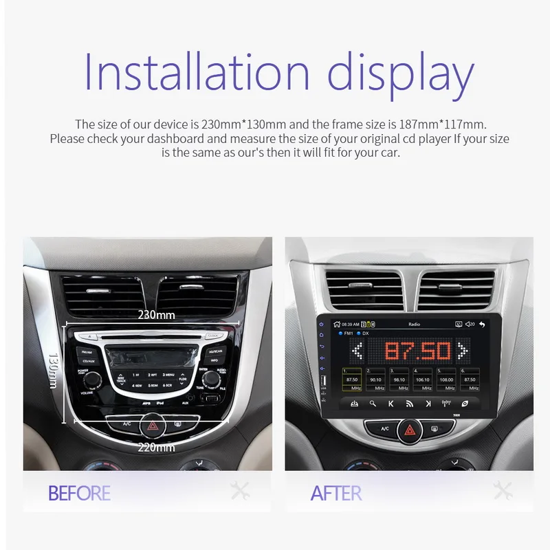 9 дюймов 1 DIN Bluetooth Зеркало Ссылка авто радио для Carplay IOS Android MP5 TF FM сенсорный экран с камерой заднего вида