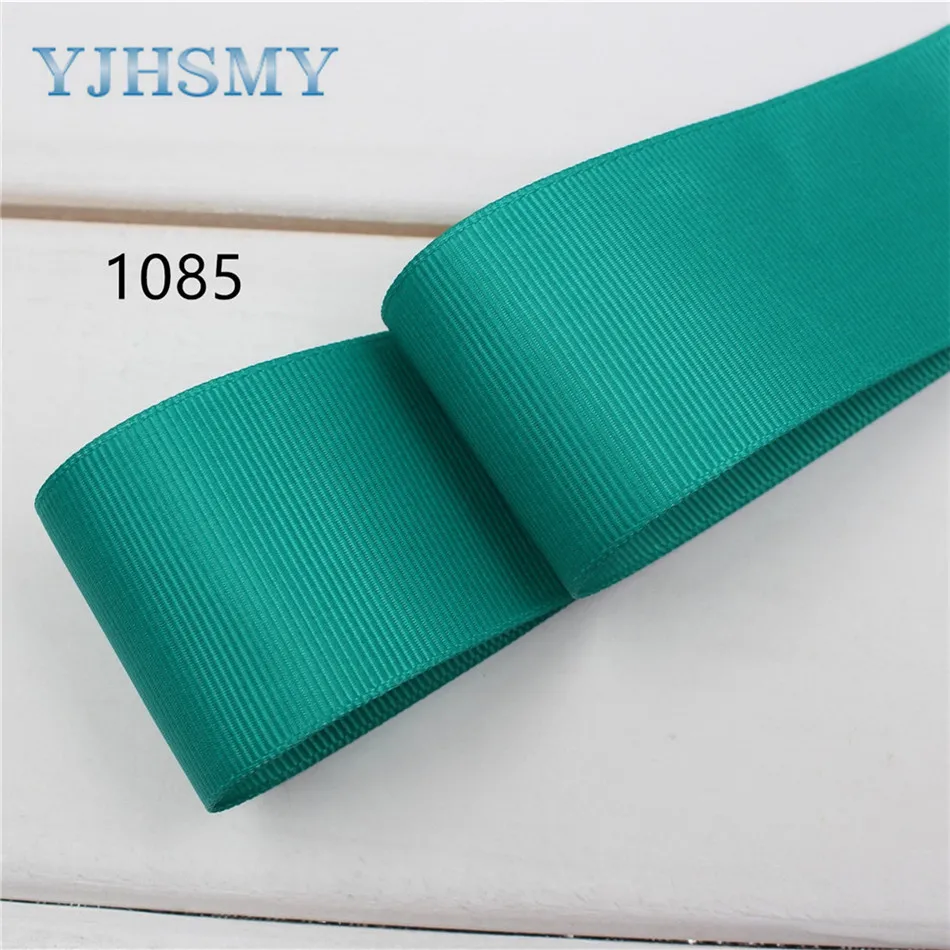 YJHSMY(1-1/2 '') 38 мм 5 ярдов/лот ручная печать сплошная корсажная лента Diy аксессуары для головных уборов, Свадебная подарочная упаковка 173211 - Цвет: 1085