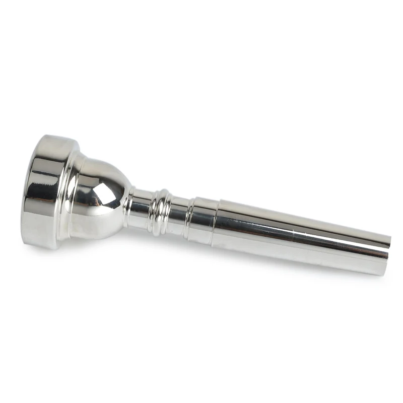 HOT Trumpet Mouthpiece Music Instrument Silver Plated Gift Durable For 7C Size Musicians HV99 |