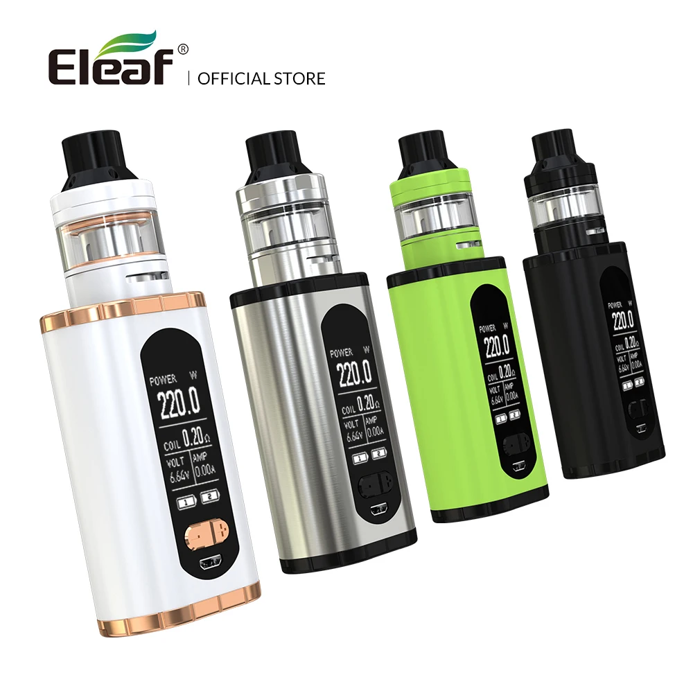 США/Франция склад оригинальный Eleaf вызов с Элло T kit 220 Вт 1 3 дюймовый экран 0.2ohm