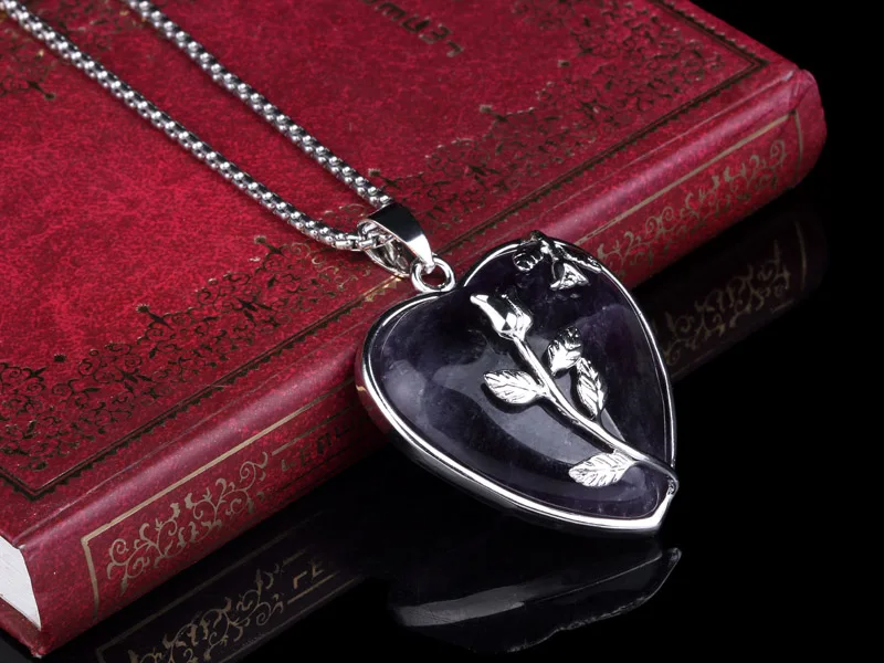 Натуральный фиолетовый аметист кварцевый кристалл камень чакры реики