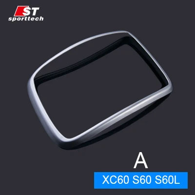 A Для чтения в автомобиле стиль светильник Накладка для Volvo XC60 S60L S60 АБС лампа для чтения наклейки для Volvo- автомобильные аксессуары - Цвет: A