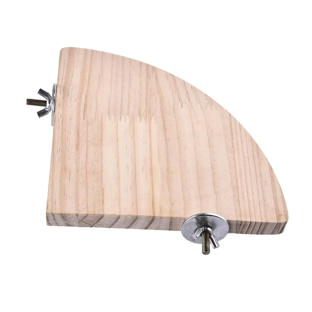 1 шт. деревянная площадка для хомяка игрушка треугольник полукруг трамплин