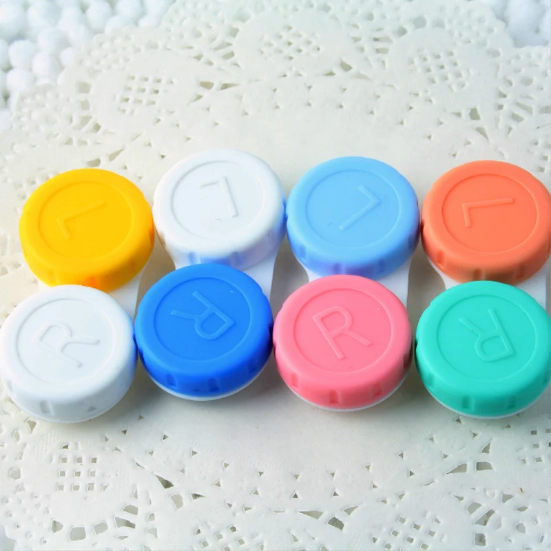 Cosmetic Colored Contact Lenses Box Contact Lens Case For Ey