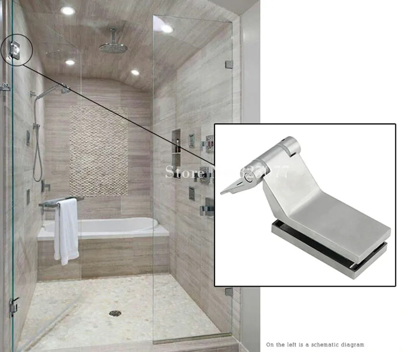 Бесплатная доставка 304 мебель из нержавеющей стали стекло зажим аксессуары для