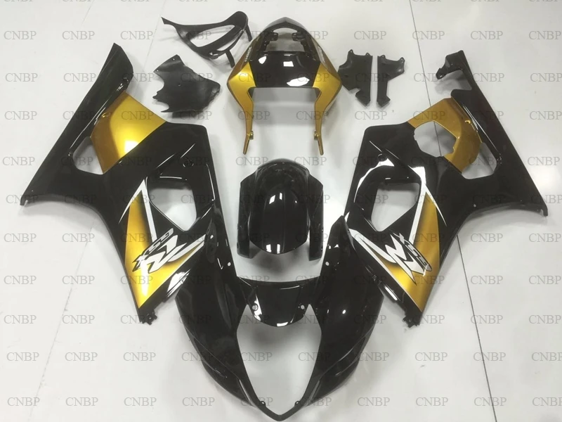 GSXR1000 2003 2004 K3 Abs обтекатель GSX R1000 03 комплекты обтекателей черные золотые