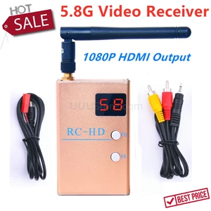 Видеоприемник FPV 5,8G 5,8 ГГц 48 каналов RC-HD 1080P HDMI выход и AV и кабели питания для FPV гоночного дрона
