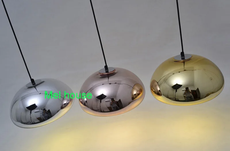 Светодиодные светильники подвесные Медь Стекло Тенты Подвеска Свет Современный