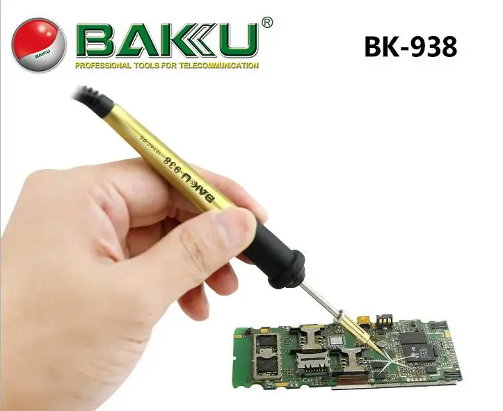 Мини-паяльная станция 110 В BAKU BK-938 портативная мощный быстрый нагрев для пайки SMD SMT