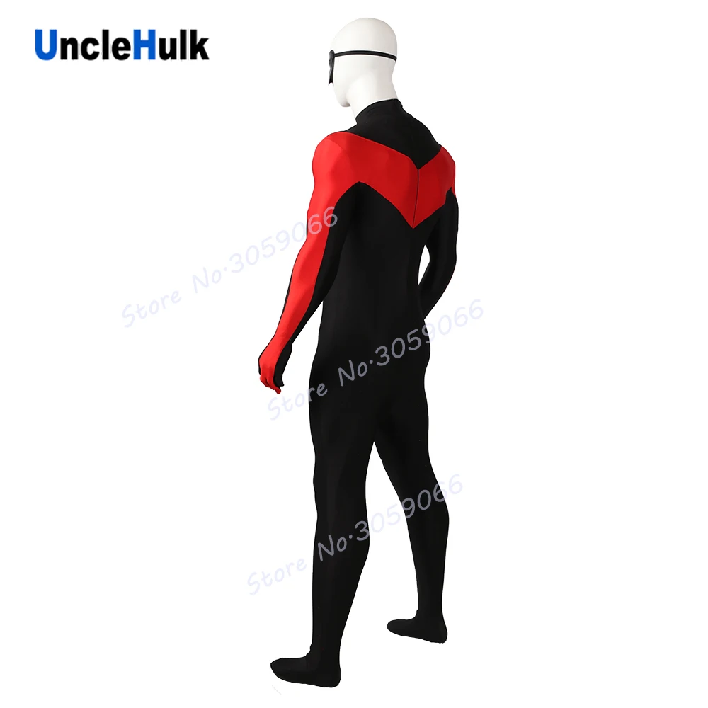 Костюм Nightwing костюм черно-красный спандекс комбинезон из лайкры | UncleHulk