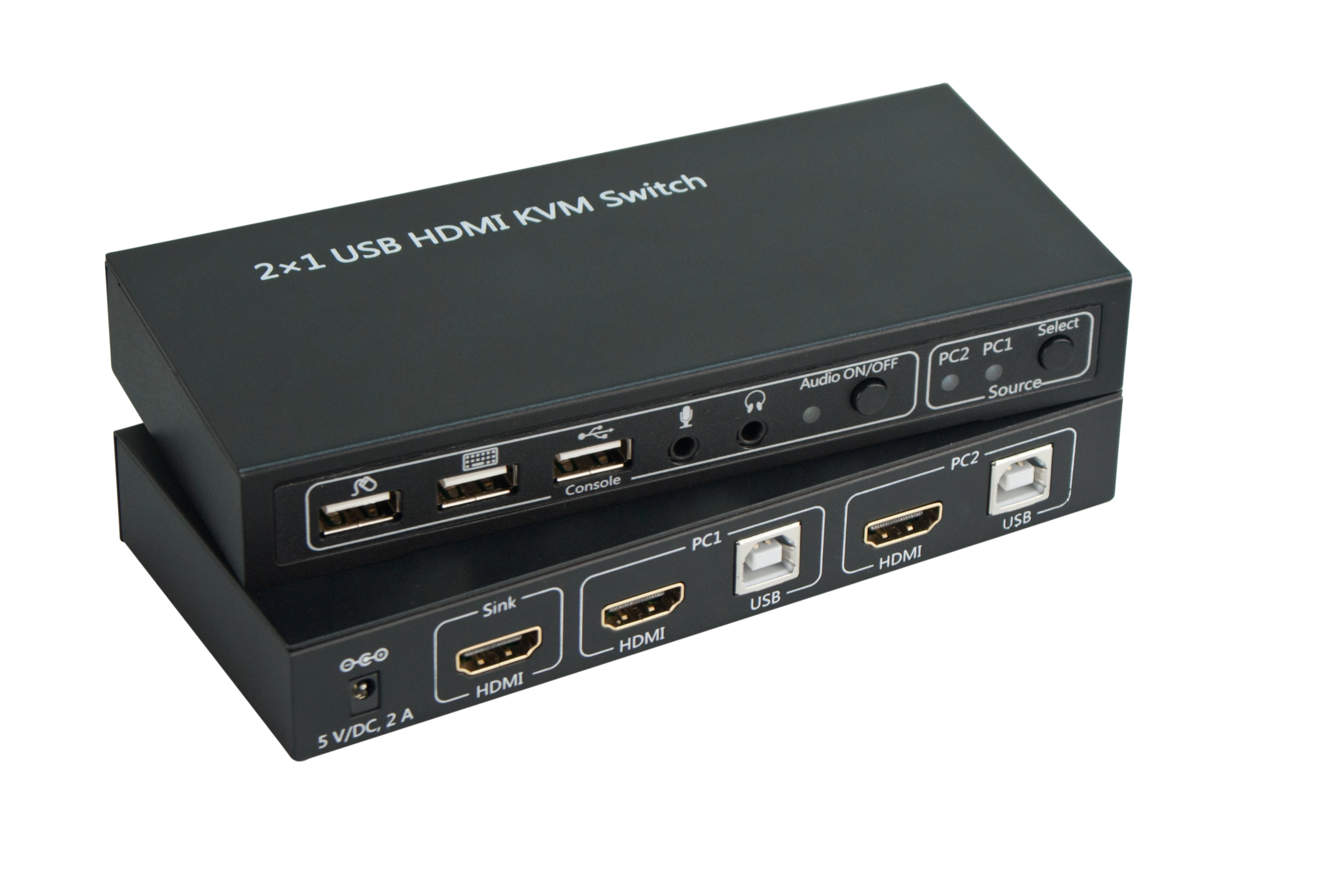

2×1 USB HDMI KVM Switch 4K2K WITH HOTKEY