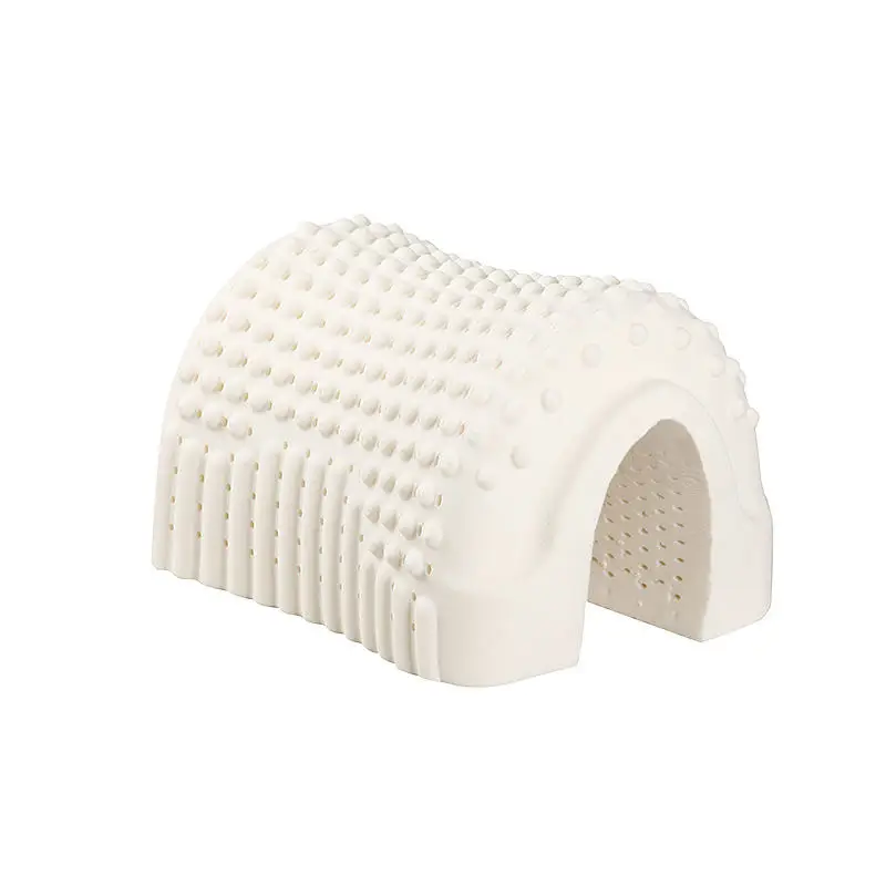 Puren Latex thailand Pure Natural Latex Pillow Remedial Neck Protect Vertebrae Health Care Orthopedic Pillow Slow Rebound