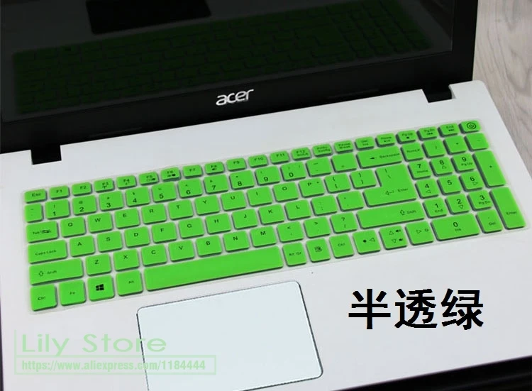 Защитная накладка для клавиатуры Силиконовая Acer Aspire E 15 6 дюйма E5-576G E5 576G E5-576 575G 2017