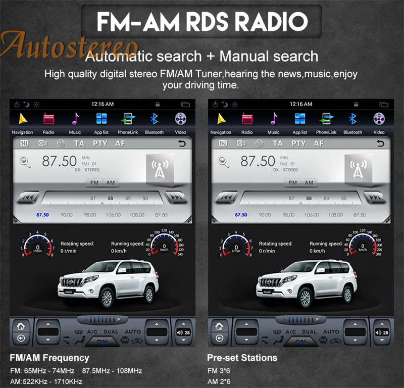 Android 9,0 вертикальный экран Автомобильный gps навигатор для TOYOTA Land Cruiser Prado 150+ головное устройство мультимедийный плеер радио рекордер