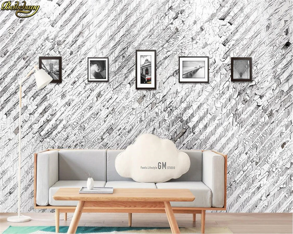 beibehang Custom Photo Wallpaper Large Mural Simple European White Birch Tree Frame Sofa Art Wall papel de parede | Обустройство дома