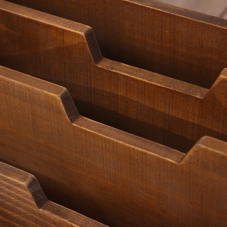 Креативный старый деревянный стол для дома и офиса коробка хранения документов