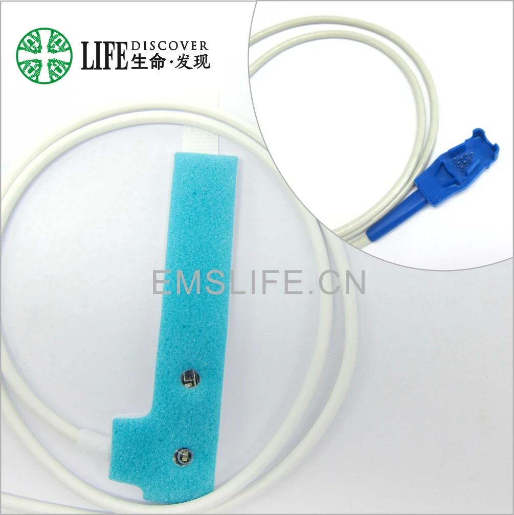 GE ohmeda oxytip blue sponge nonadhesive disposable spo2 sensor for neonate,adult size
