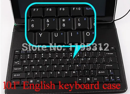 10 дюймов Micro USB кожаный чехол для планшета с клавиатурой для 1" 10,1" android tablet pc Прямая поставка