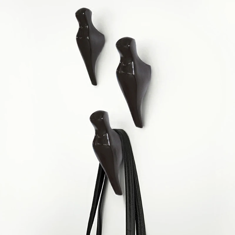 Креативный крючок с дизайном птицы смоляное пальто для одежды декоративная